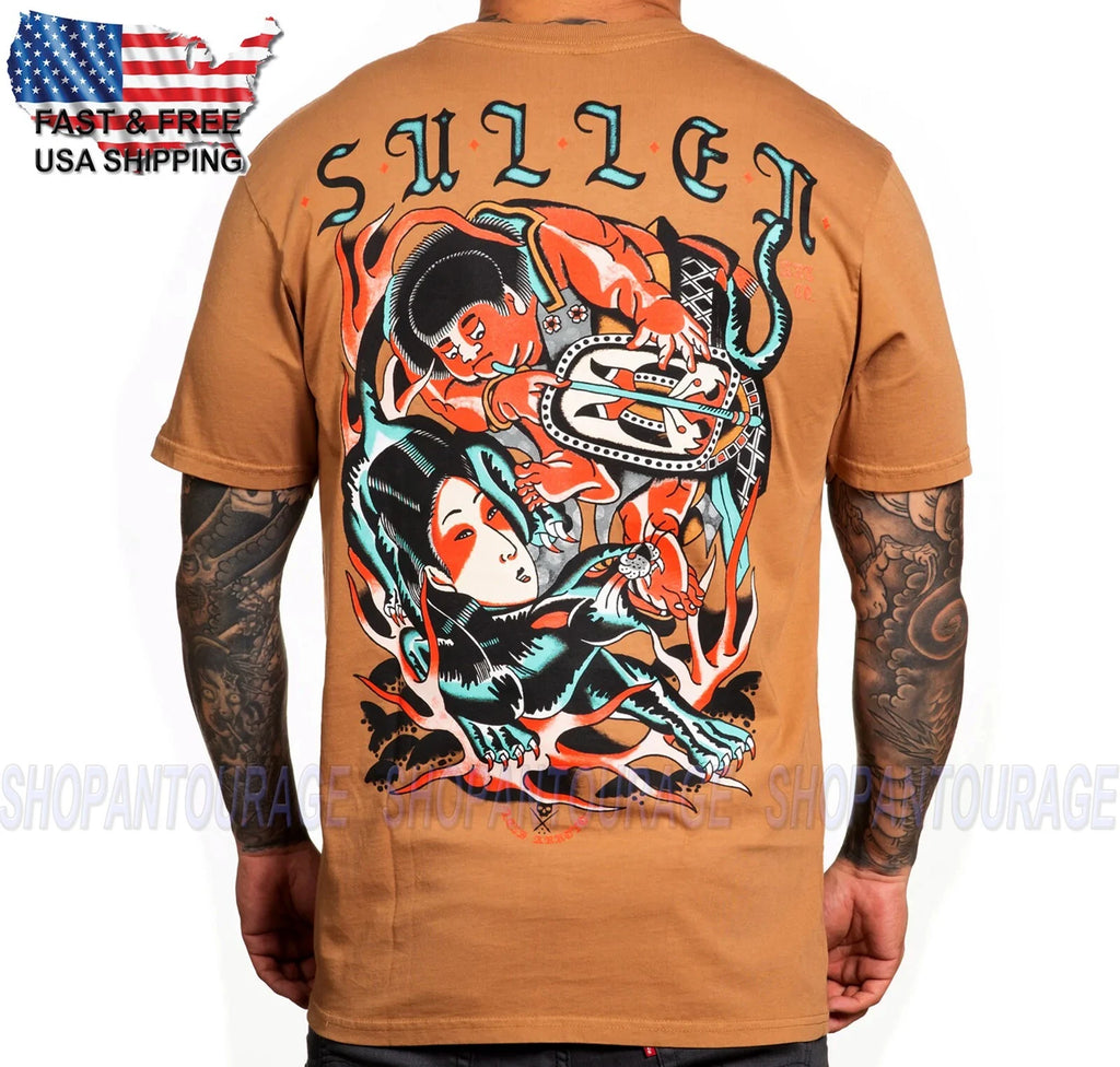Sullen Art Collective Struggle Premium SCM4230 New Short Sleeve Men`s T-shirt