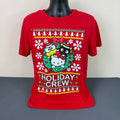 Sanrio T-Shirt Mens L Hello Kitty Holiday Crew Red Christmas Graphic Tee