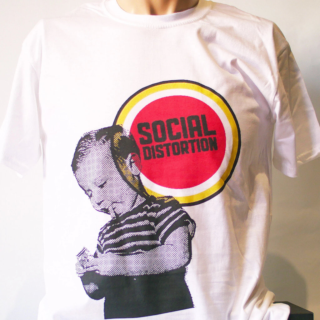 Social Distortion Hardcore Punk Rock Short Sleeve White Unisex T-shirt S-3XL