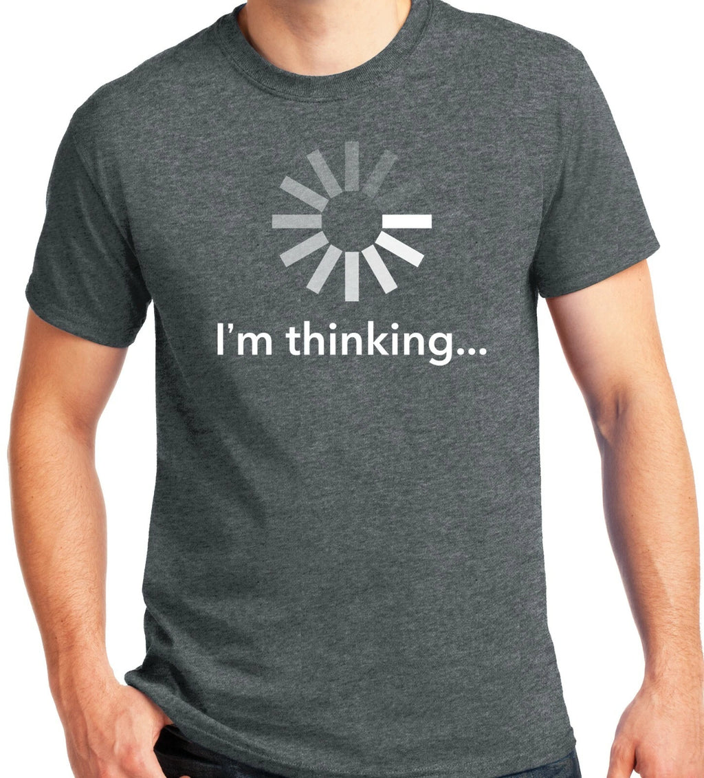 PubliciTeeZ Funny Big and Tall I'm Thinking T-Shirt