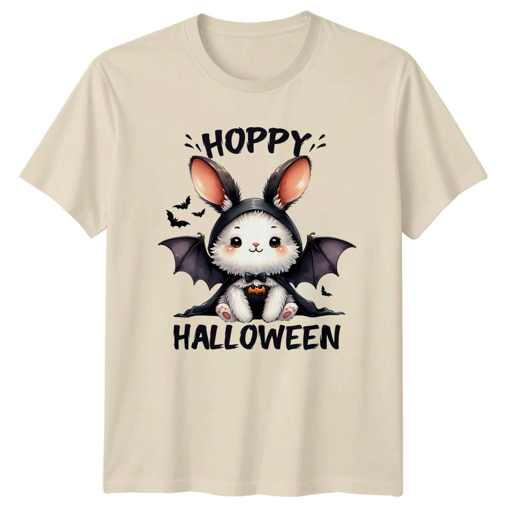 Hoppy Halloween Bunny Bat T-Shirt Cute Halloween Gift For Him And Her