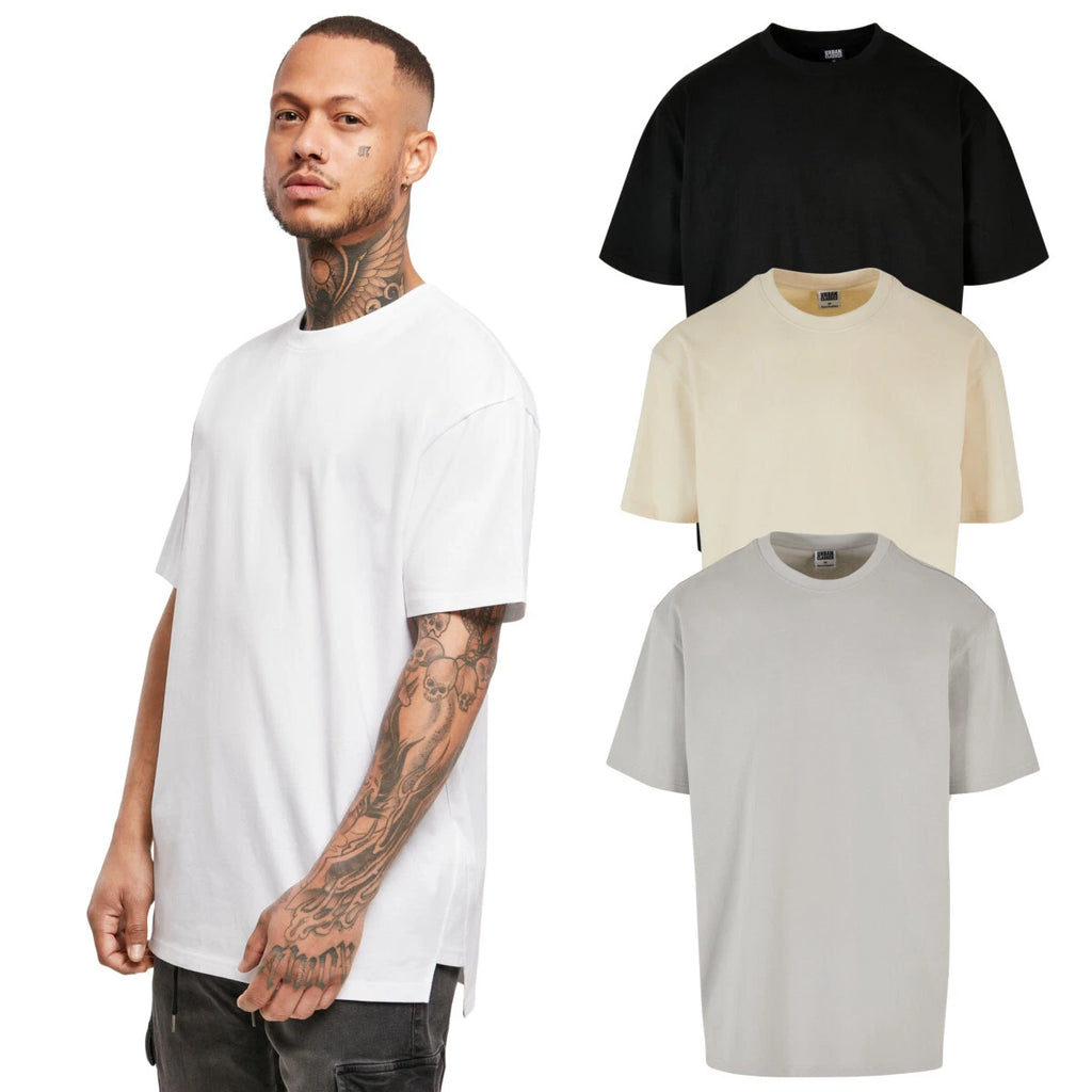 Urban Classics Triangle Tee T-Shirt Top Shirt Basic Cotton Oversize