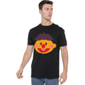 Sesame Street Ernie Kawaii Face T-Shirt S-5XL, Black