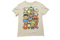 Marvel Universe Chibi Kawaii Characters Graphic T-Shirt Mens Size Medium Tan