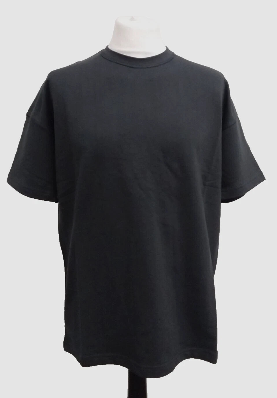 Illusive London Men's Charcoal 260 Cotton Tee Extra Small