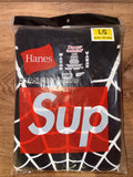 Supreme Hanes Spider-Man Tagless Tees (2 Pack) NWT | Black Size Men’s L