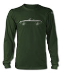 MG MGB MKIII Convertible T-Shirt - Long Sleeves - Side View
