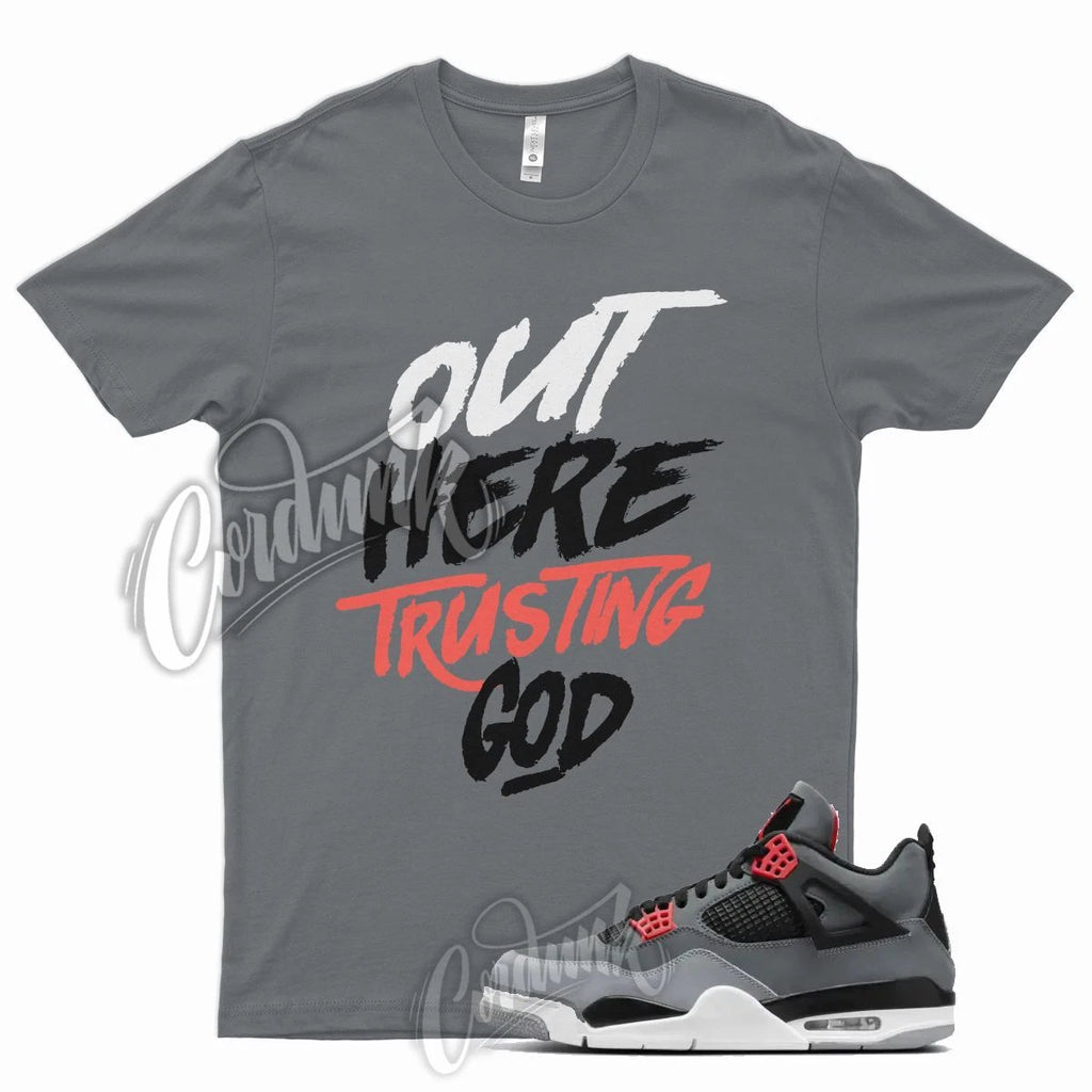 TG T Shirt for J1 4 Infrared 6  Dark Grey 23 Black Cement Mid High Low 1 5 7