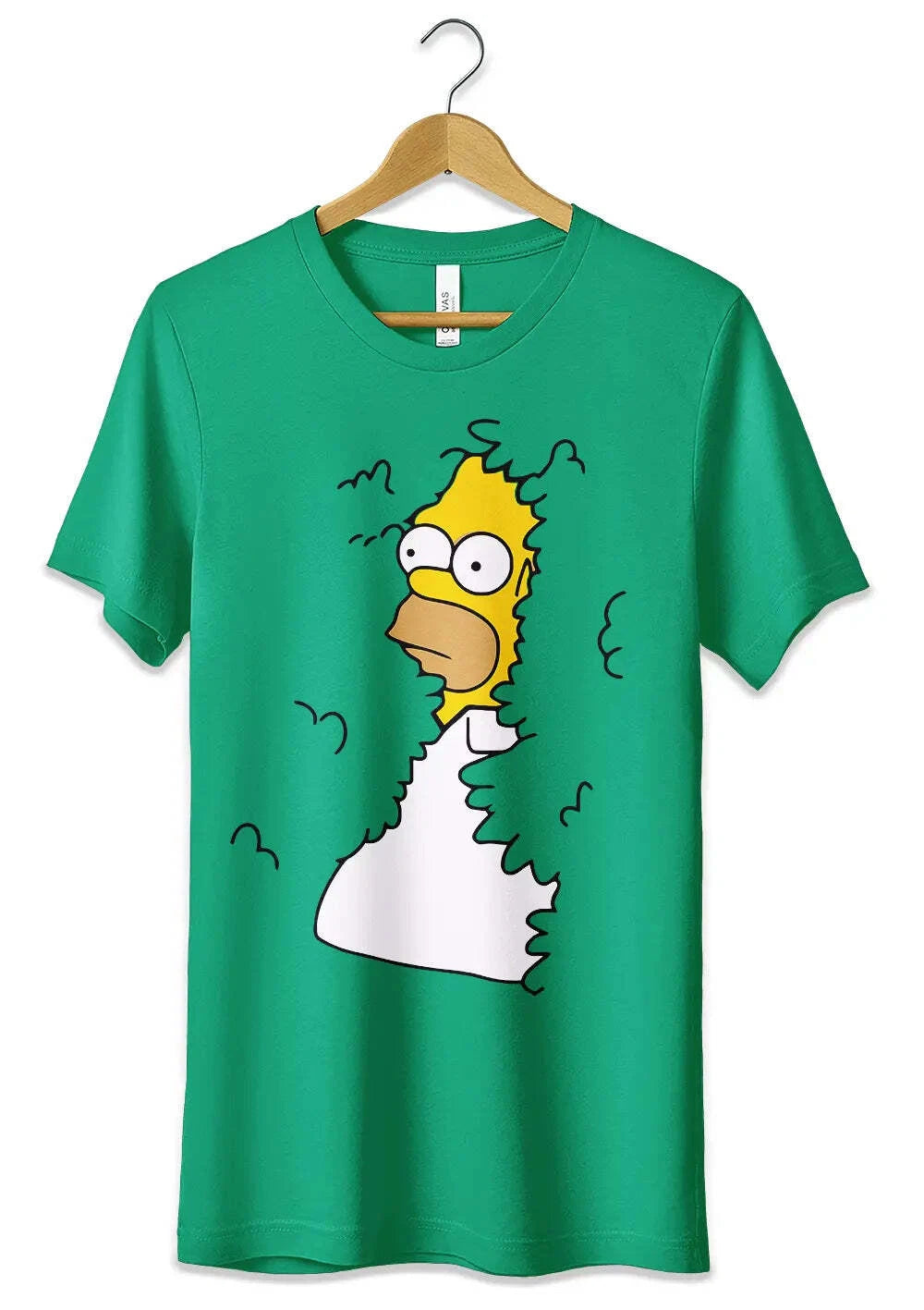 Homer Bush T Shirt T Shirt The Simpson Funny Unisex Green