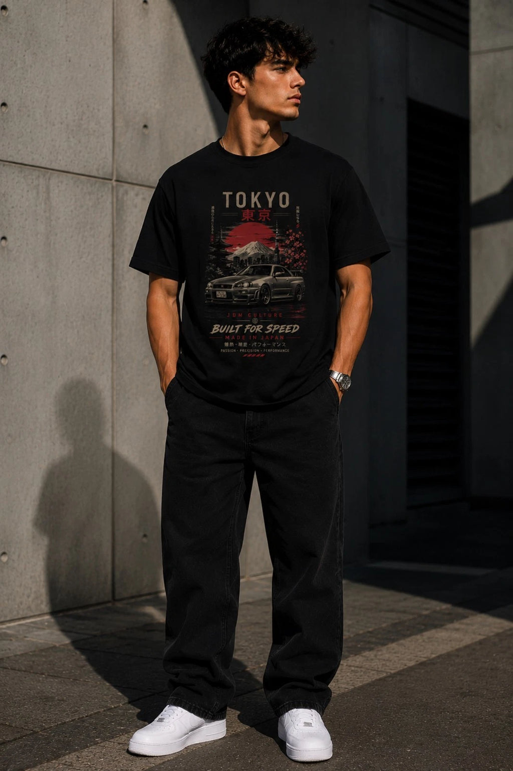 Tokyo JDM Culture Built For Speed Premium Streetwear T-Shirt