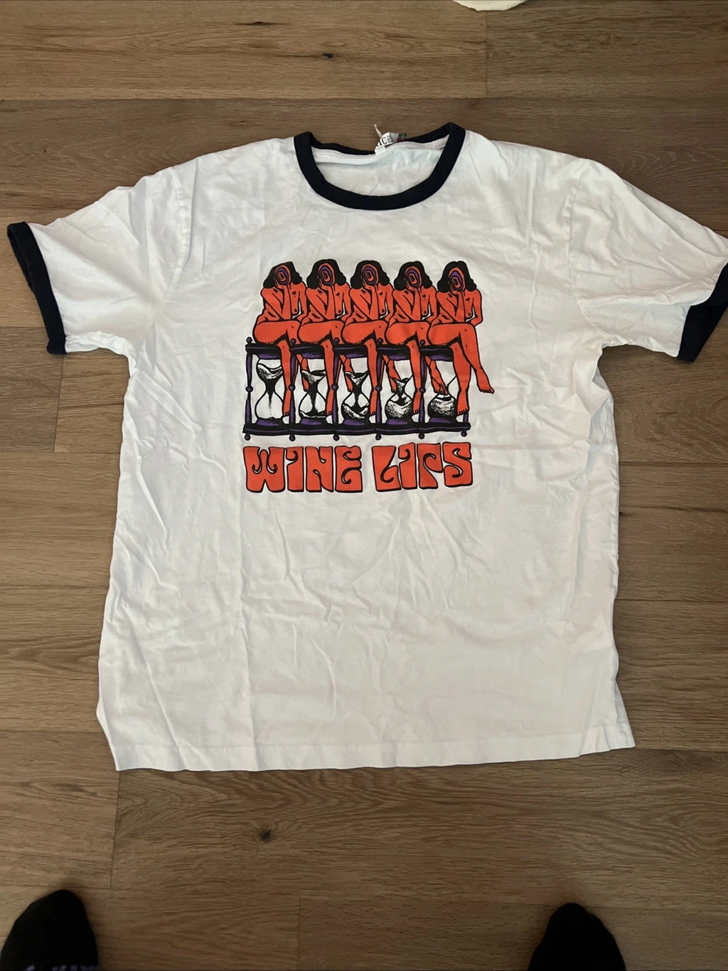 Wine Lips Tour Shirt From Their 2023 US Tour - Size XL