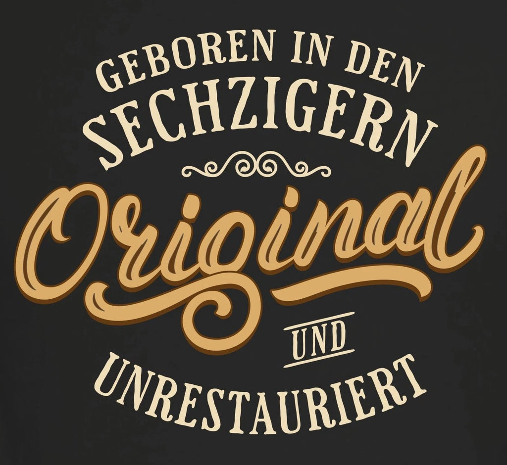 Men's Birthday T-Shirt Original Born In The Sixties Quotes Shirts