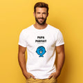 Men's Short Sleeve T-Shirt White, PAPA PARFAIT 2