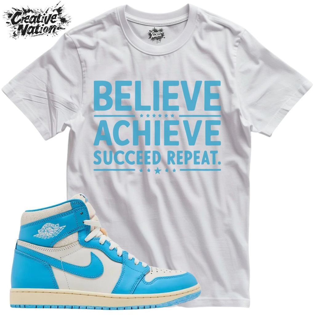 Shirt To Match 1 UNC Reimagined Unisex Tee Sneaker Shirt Gym Shirt