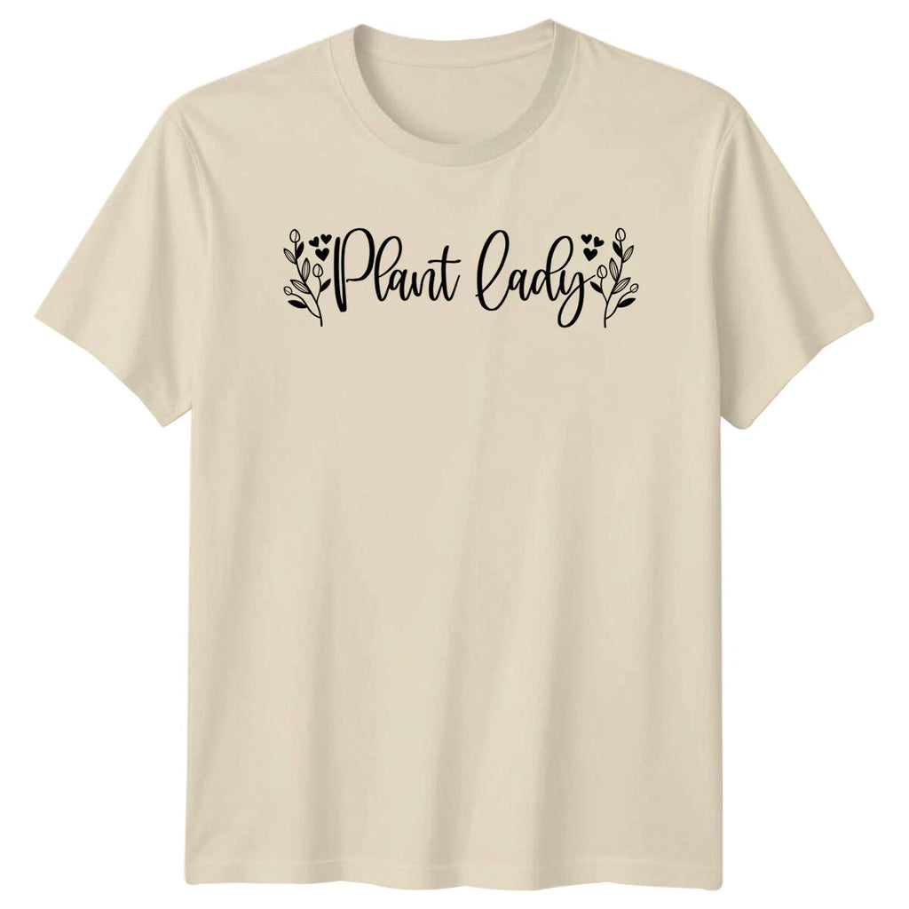 Plant Lady Floral T-Shirt - Cute Gardener Hobby Tee For Women