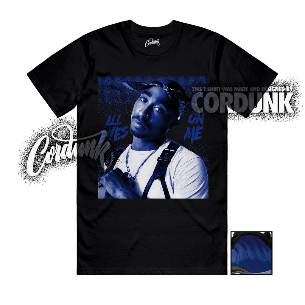 Foamposite One Deep Royal Black Ice Game T Shirt Match TP