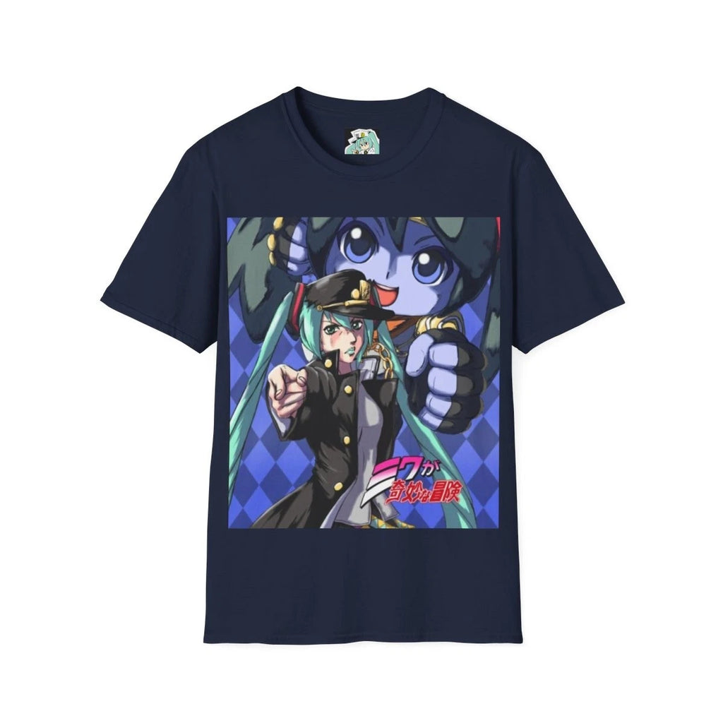 NEW - Miku x JoJo T-Shirt - Premium Heavyweight Tee