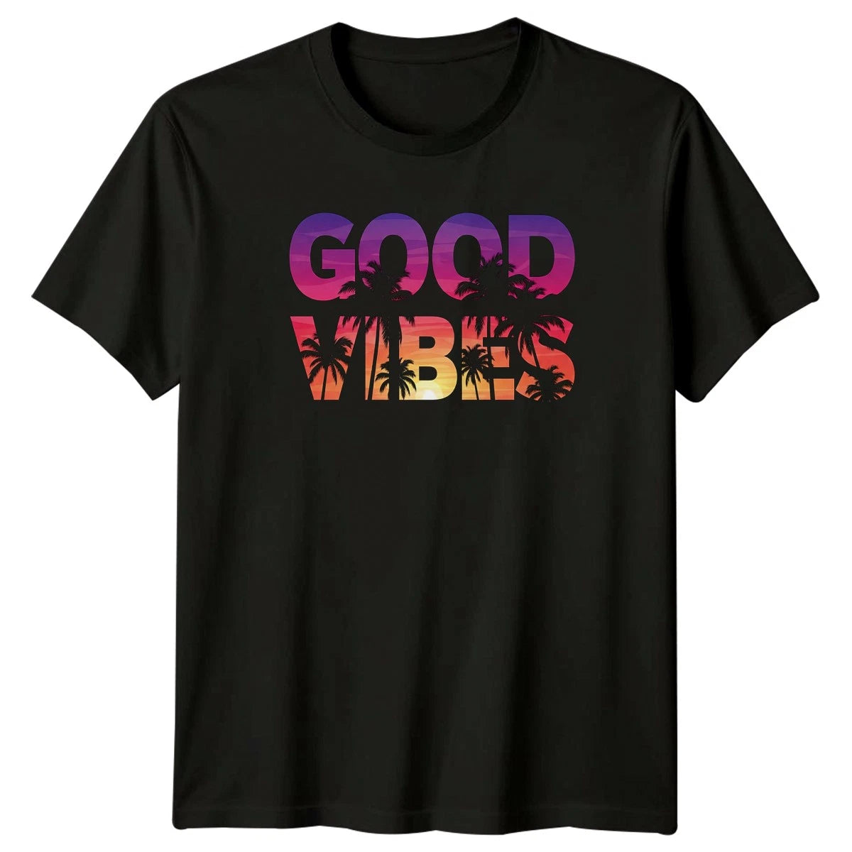 Good Vibes T-Shirt Tropical Beach Summer Vacation Gift For Him And Her