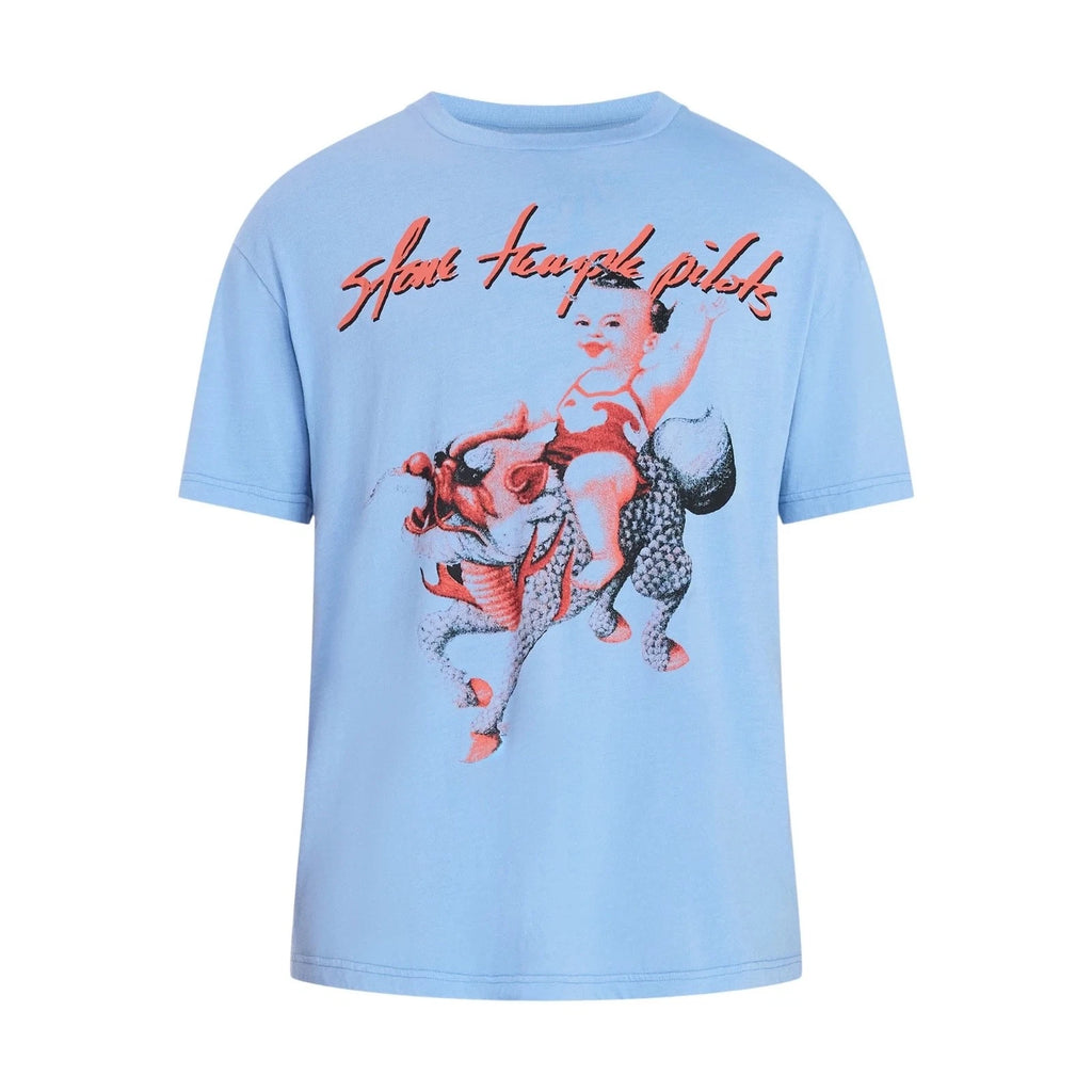 Stone Temple Pilots M Graphic T Shirt Blue Concert Dates 90s Jubilee Tour New