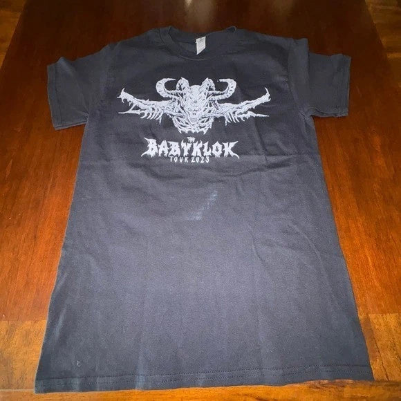 The Babyklok Tour 2023 Graphic T Shirt Small Dethklok Babymetal Metal Band Tee
