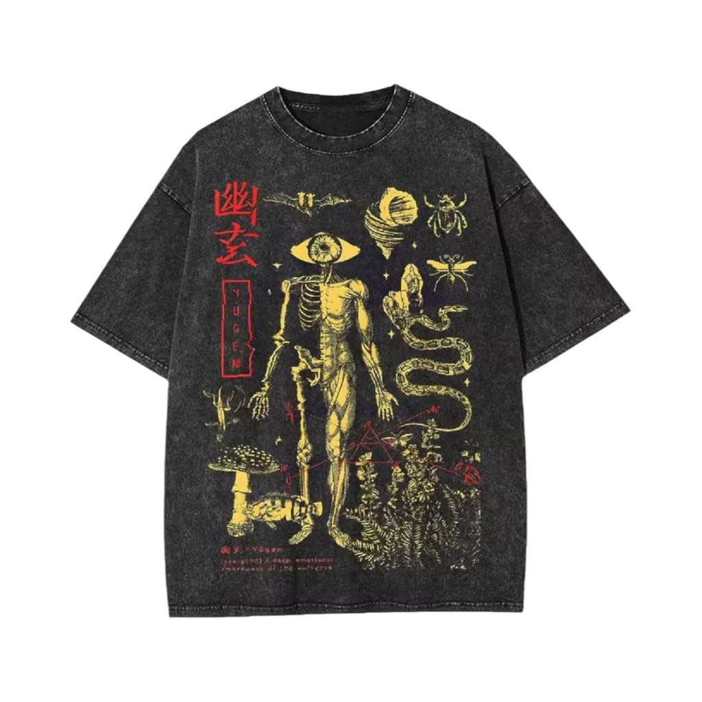 Black T-Shirt Size L Cyclops Occult Vintage Graphic Streetwear Cotton