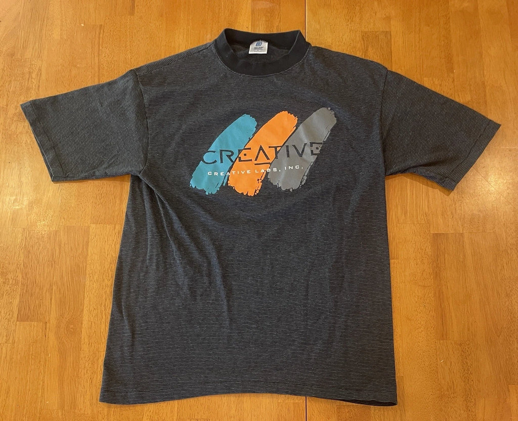 Vintage Creative Labs Shirt Large Belton 90s