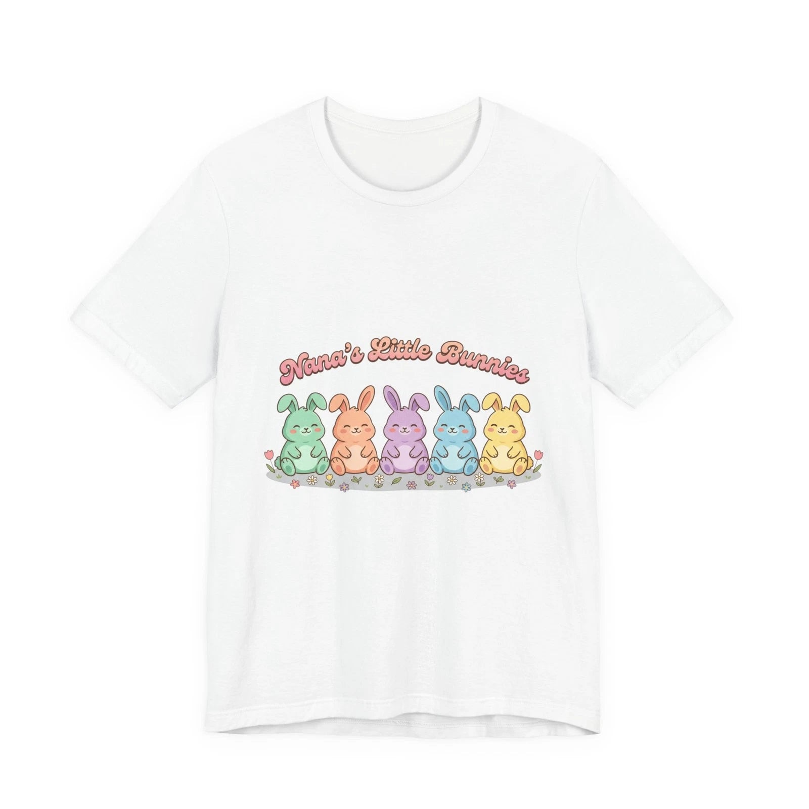 Pastel Bunny Aesthetic Tee | Easter shirt, vintage Easter cottagecore