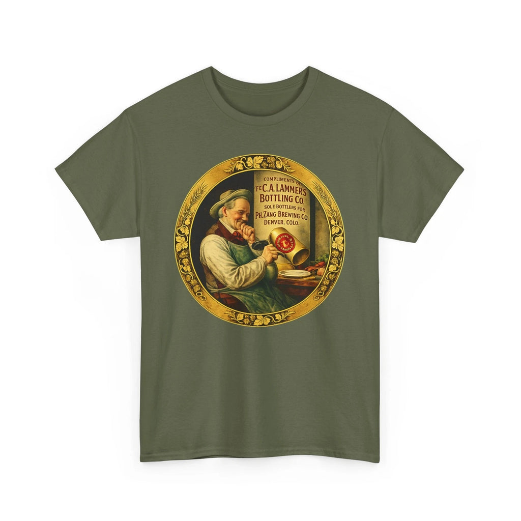 C. A. Lammers Bottling PH Zang Brewing Denver CO Beer Retro Breweriana T-Shirt