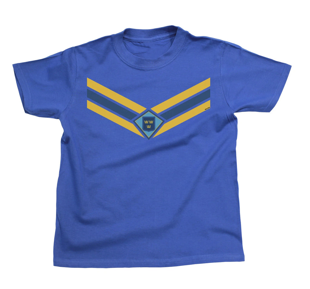 SWEDEN Football TShirt 2024 V EMBLEM, Adults Kids Or Baby, Swedish Flag Kit