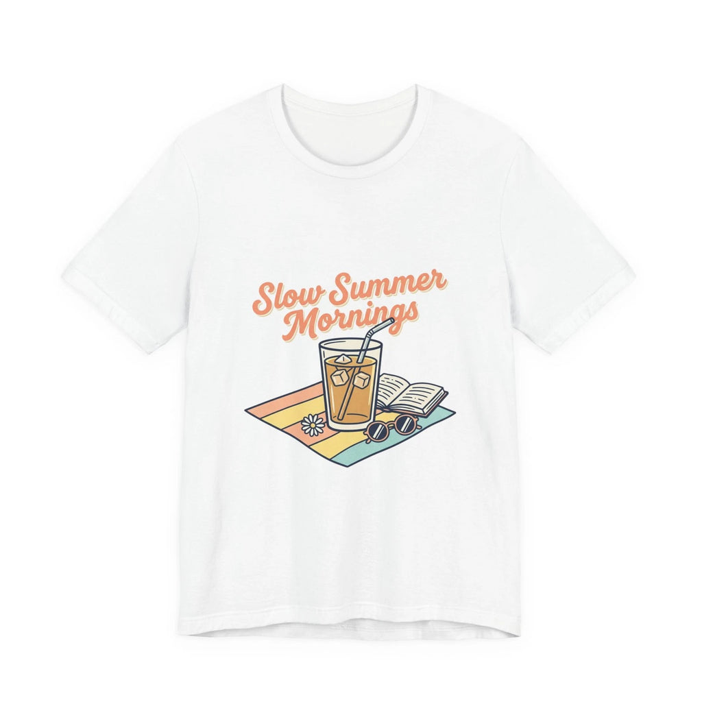 Slow Summer Mornings Tee | summer aesthetic, pastel coastal vibes
