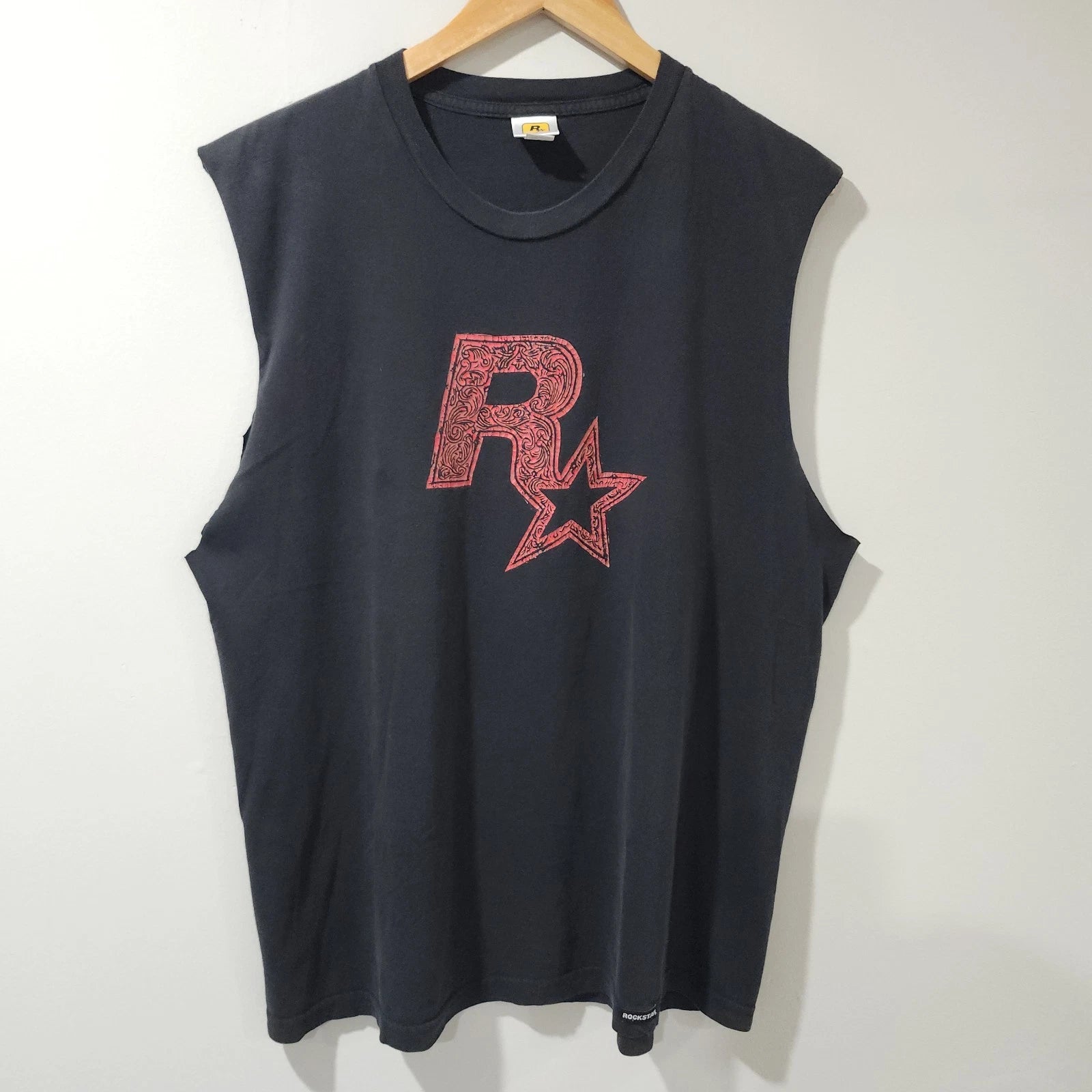 Vintage Y2K Rockstar Games GTA Grand Theft Auto Tank Top Sleeveless USA Mens XL