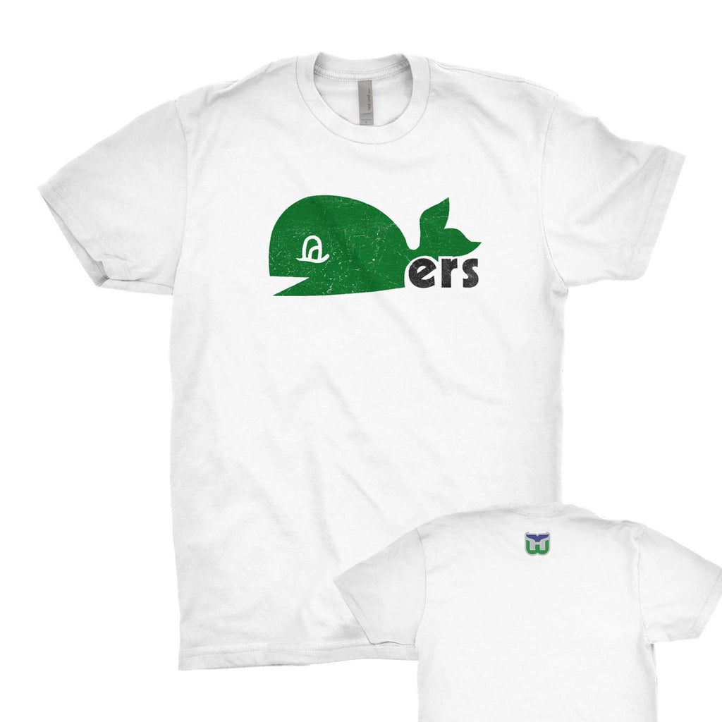 Hartford Whalers vintage pucky T-shirt old time hockey tee Next Level