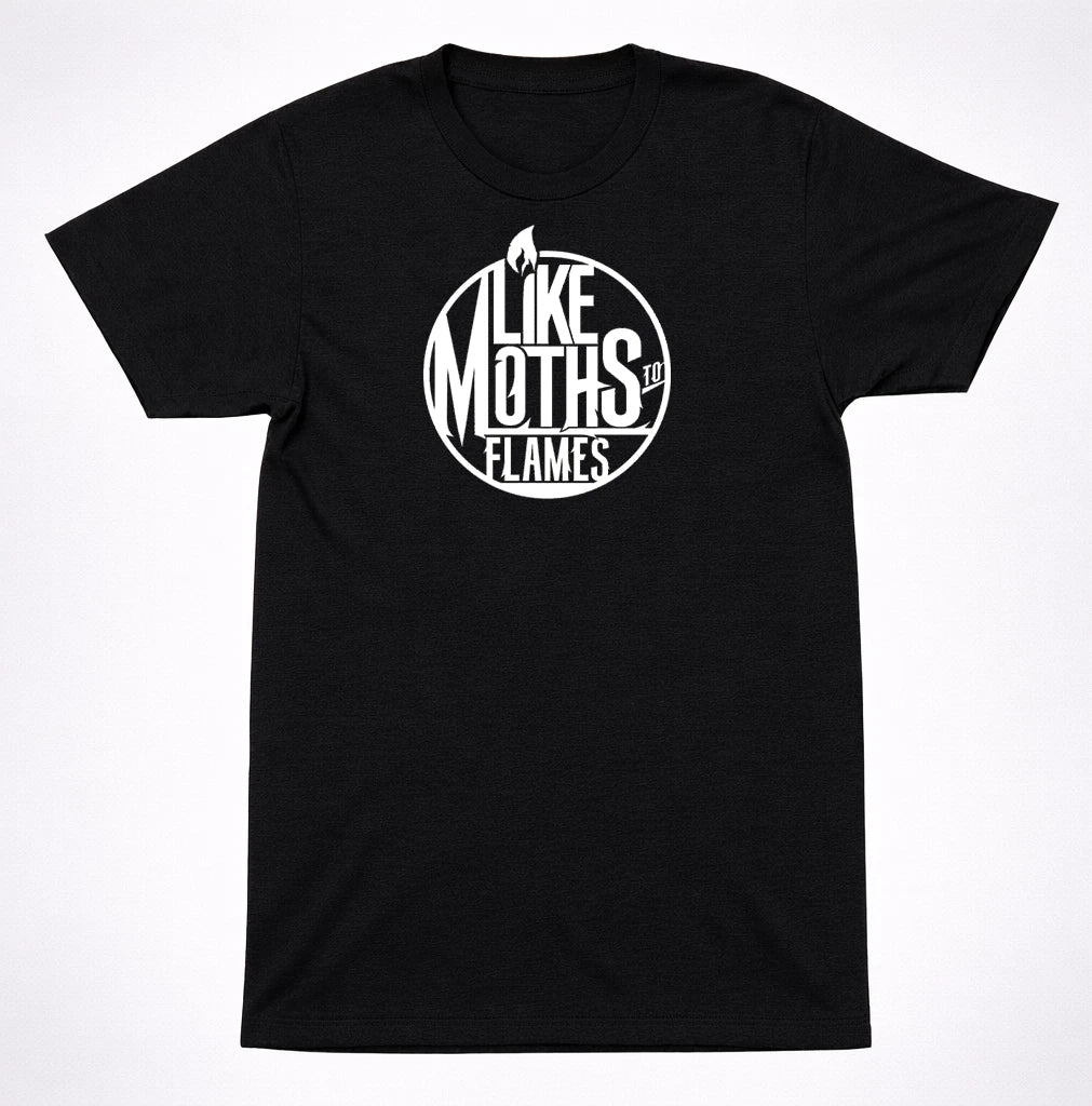 Like Moths To Flames Circle Logo T-Shirt – Modern Metalcore Essential
