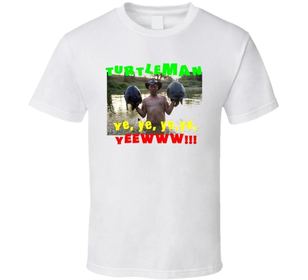 Kentucky Turtle man Yell Ye Ye Yew Redneck Youtube turtleman T Shirt