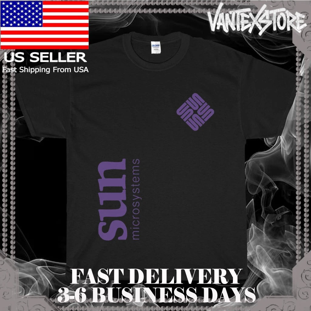 NEW SHIRT SUN MICROSYSTEMS LOGO MEN'S T-SHIRT FUNNY AMERICAN USA SIZE S-5XL