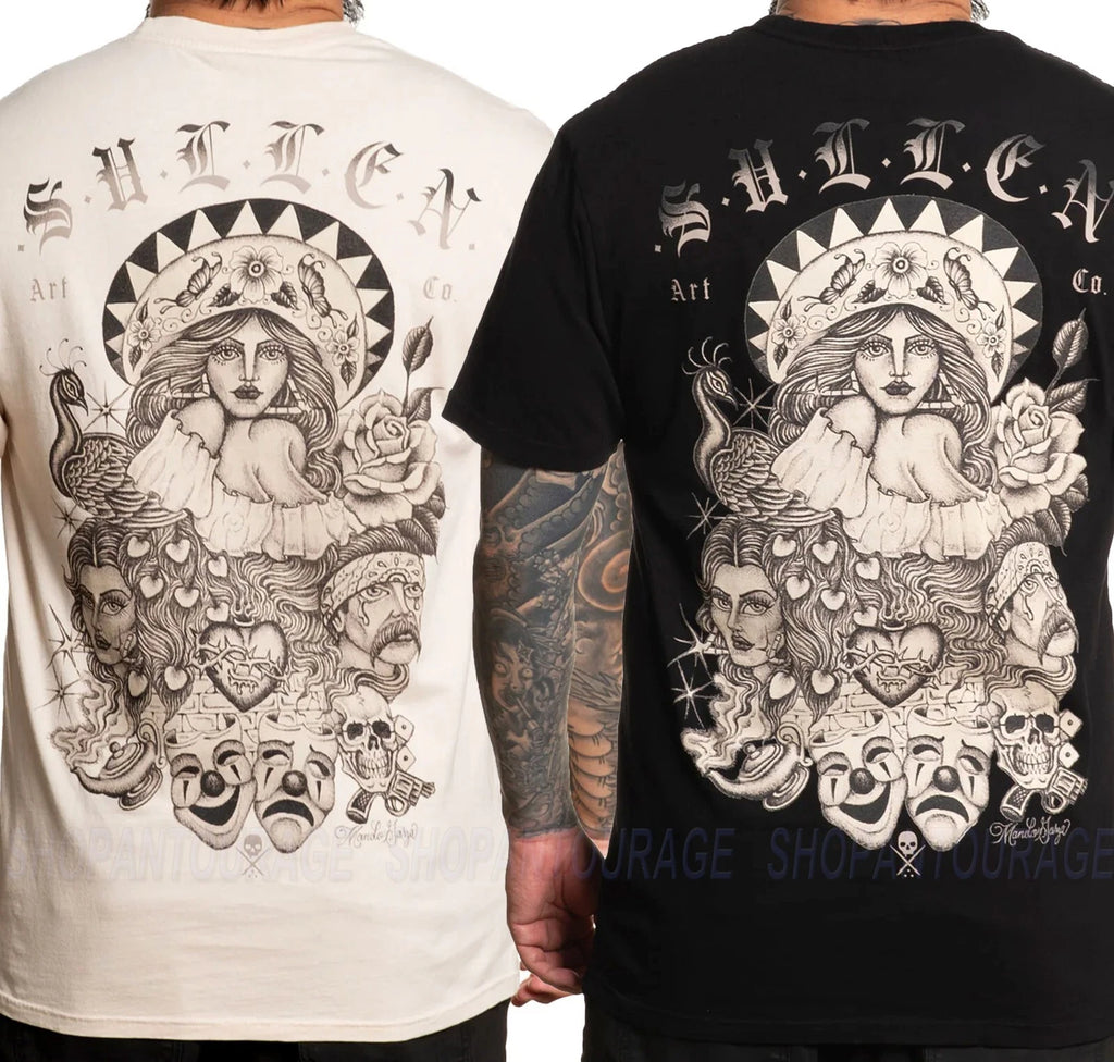 Sullen Art Collective Mando Garza Premium SCM6225 T-Shirt Per Uomo