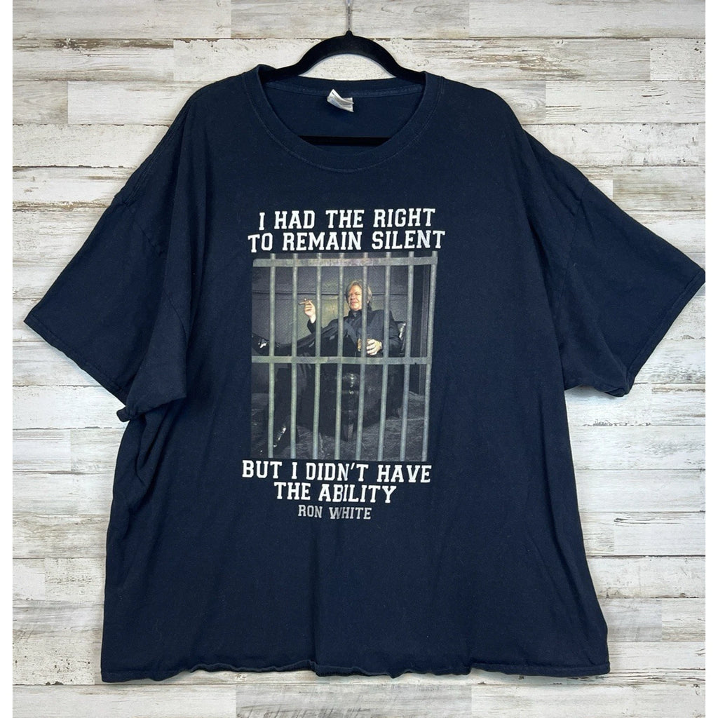 Ron White Comedy T Shirt 3XL Gildan Heavy Cotton Right to Remain Silent
