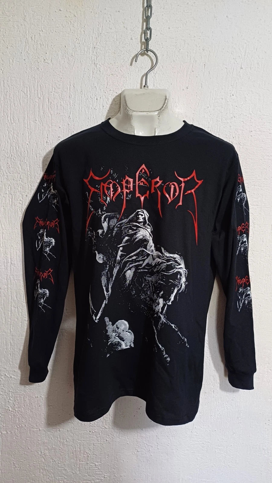 Emperor wrath tyrant long sleeve shirt black metal mayhem watain darkthrone