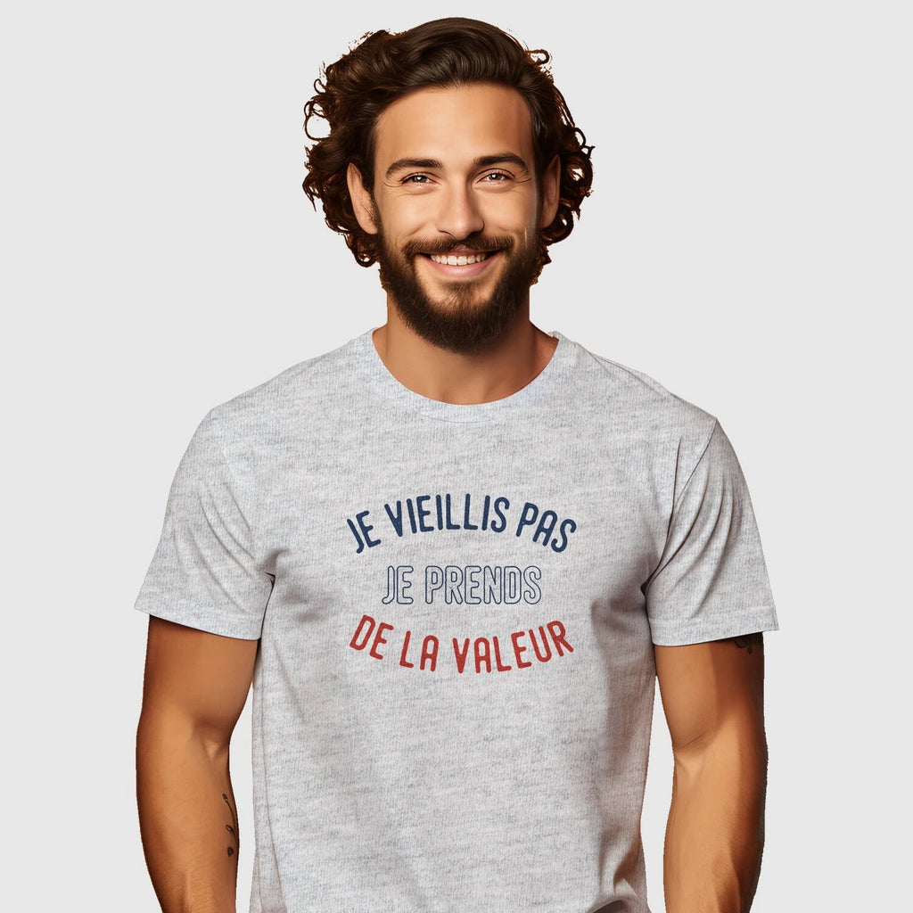 Man Gray short Sleeve, I Aged Not I Takes de La Value Enkr