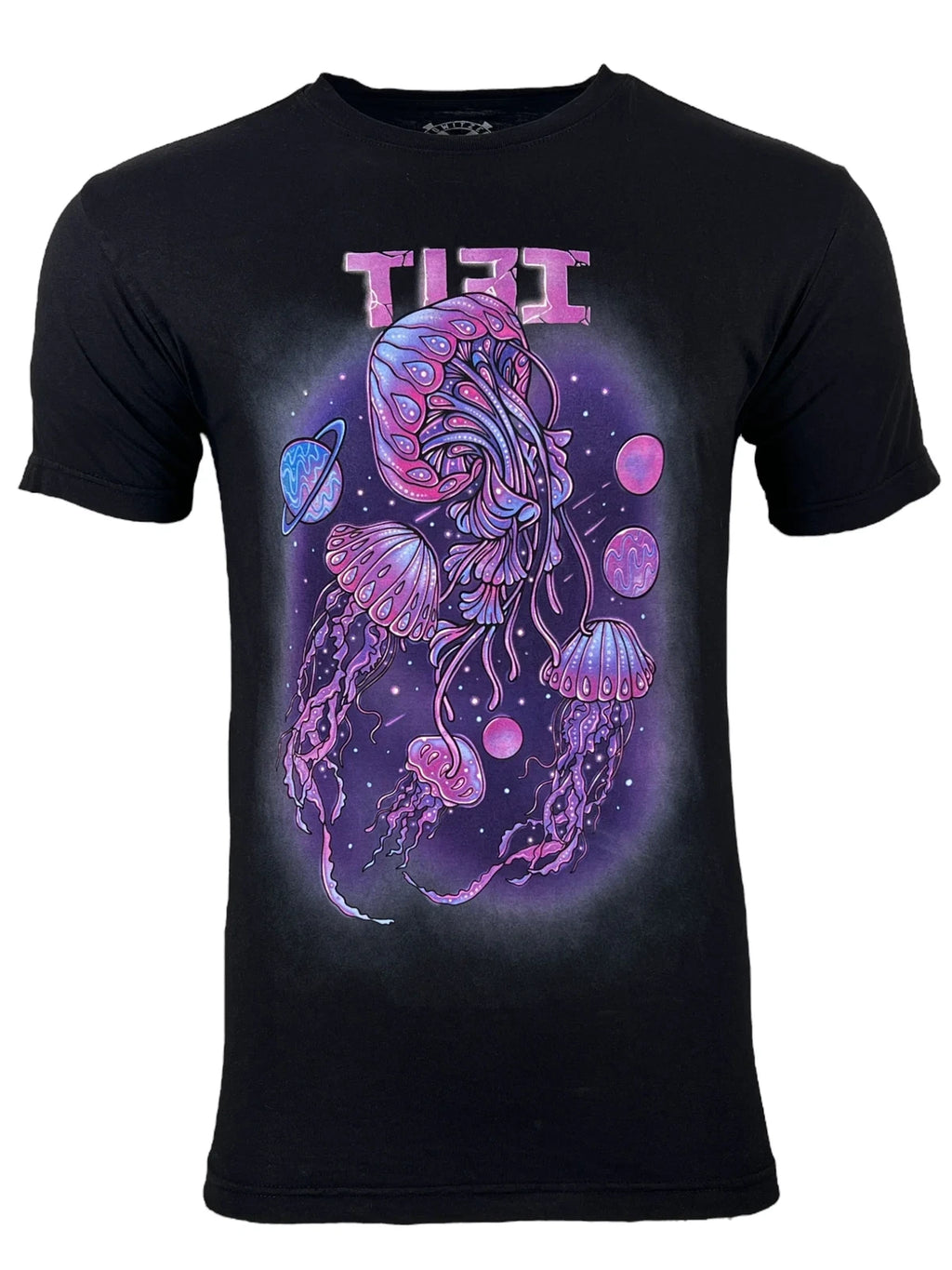 TLFI Men' T-shirt Space Nature Regular Fit Crew neck S-4XL