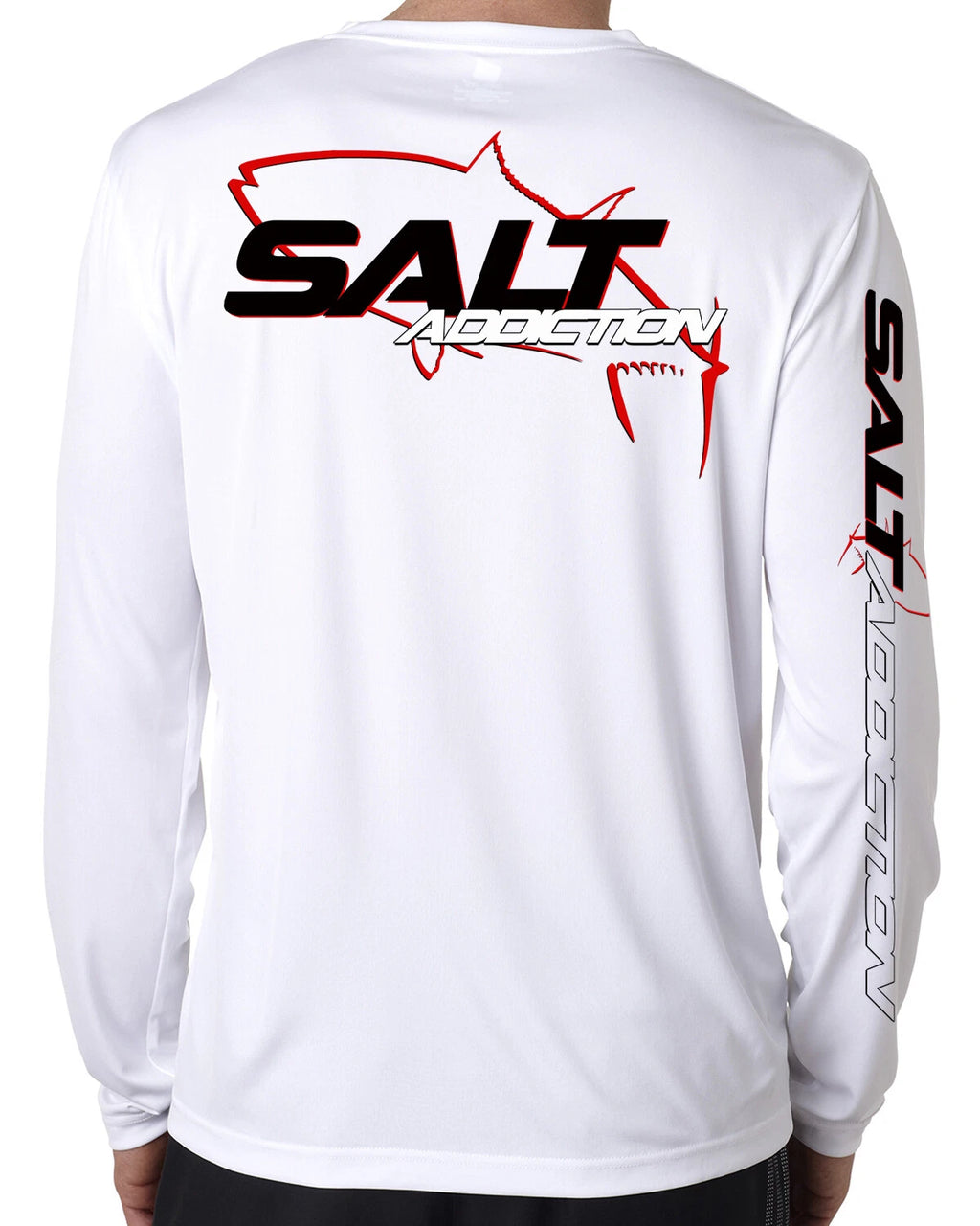 Salt Addiction t shirt long sleeve microfiber saltwater fishing moisture wicking