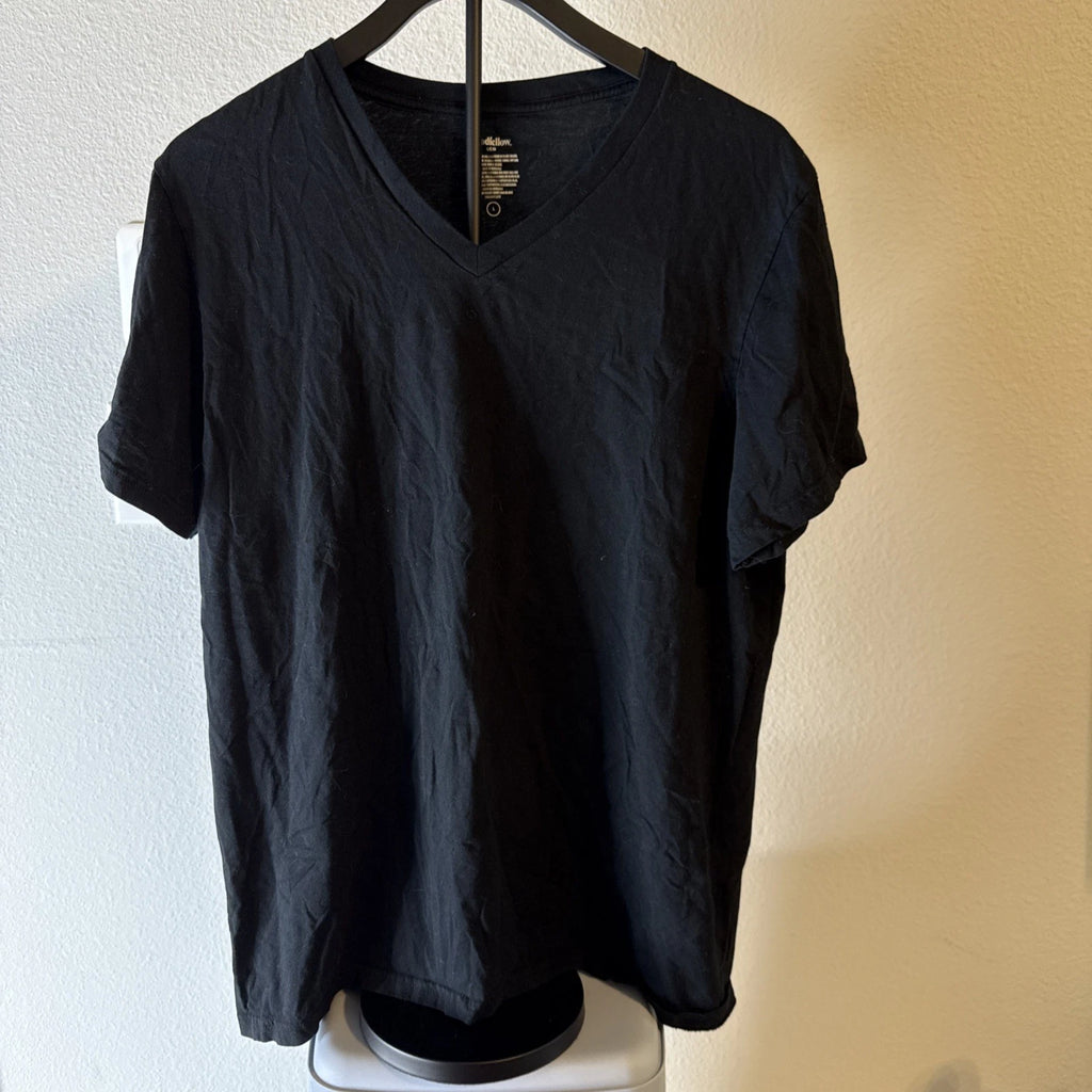 Goodfellow & Co Mens Relaxed Fit T-shirt Short Sleeves V-Neck Size L