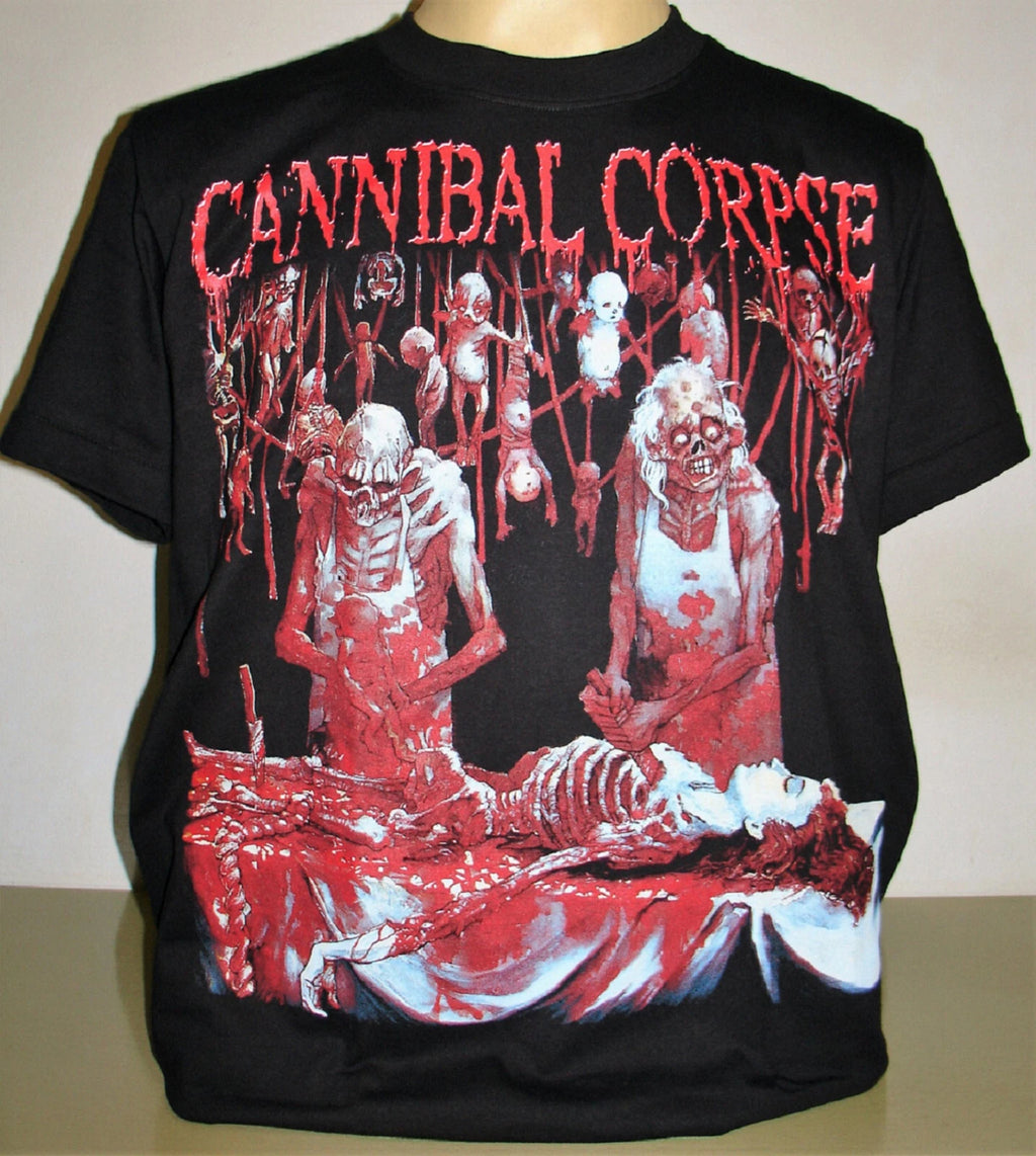 Cannibal Corpse Butchered At Birth T-Shirt Size S M L XL 2XL 3XL Death Metal New