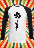 Banksy Balloon Girl Cool Funny Men Women Long Short Sleeve Baseball T Shirt 457