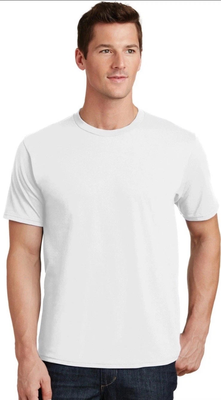Port & Company Mens Short Sleeve Essential Crew Neck Stylish T-Shirt Heavy Duty