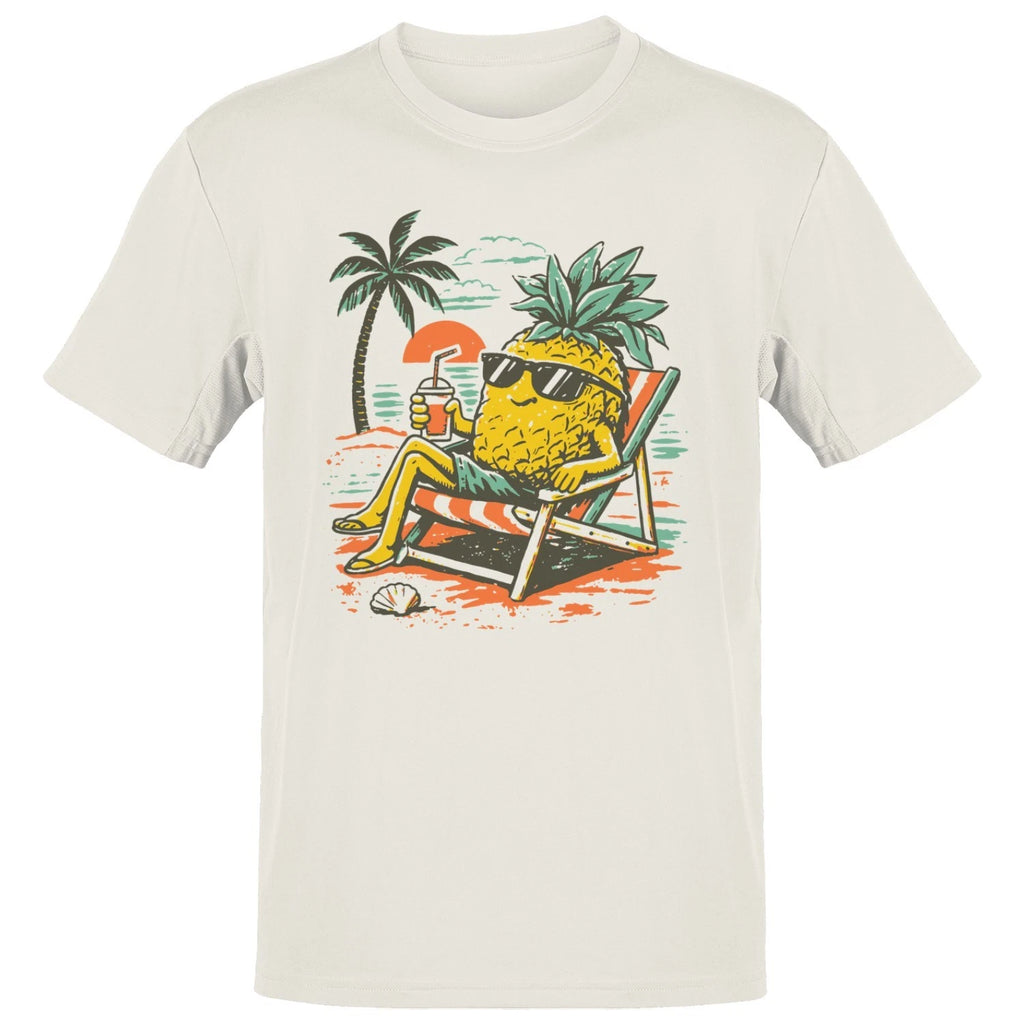 Pineapple Beach Chill Sunset Men's T-shirt