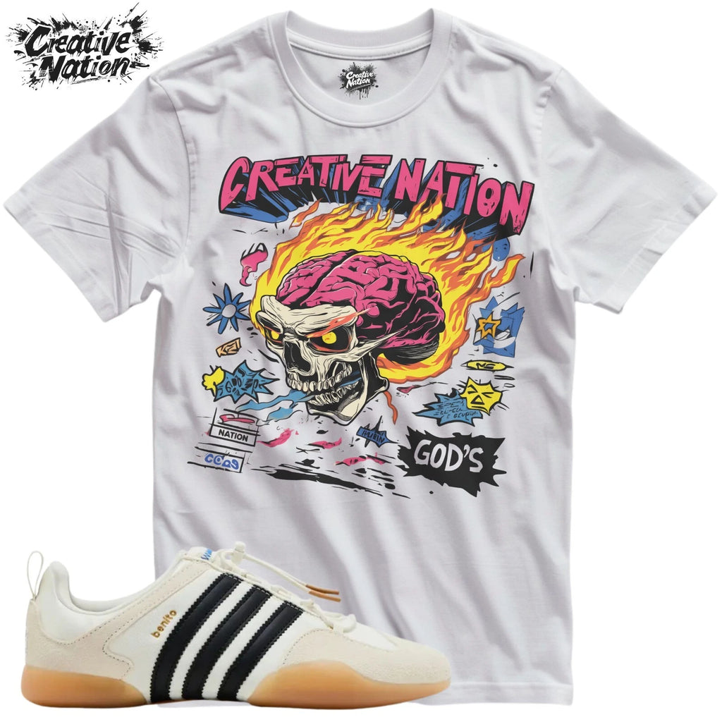 Shirt To Match Ballerina White Black Gum Unisex Tee Skull Shirt