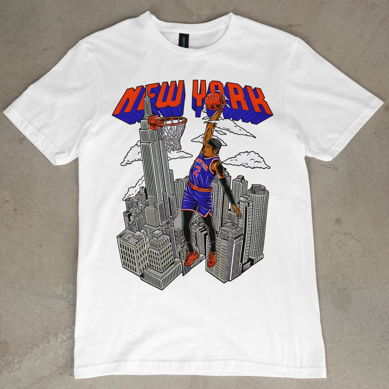 Deuce Miles McBride Graphic Tee New York Knicks Jersey Retro T-Shirt Vintage NBA