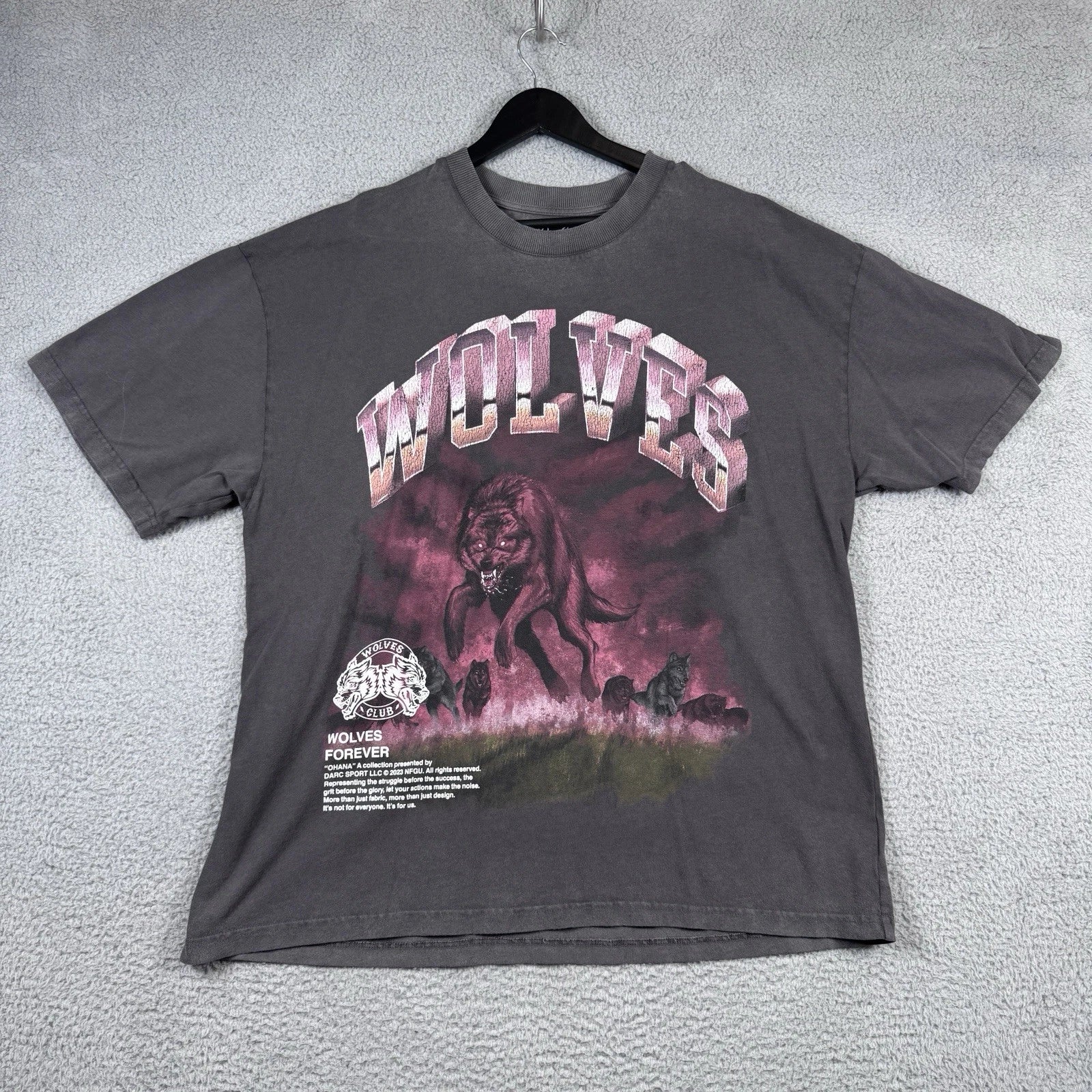 Darc Sport Wolves Club Shirt XL Wolves Forever Premium Vintage 597/1k Collectors