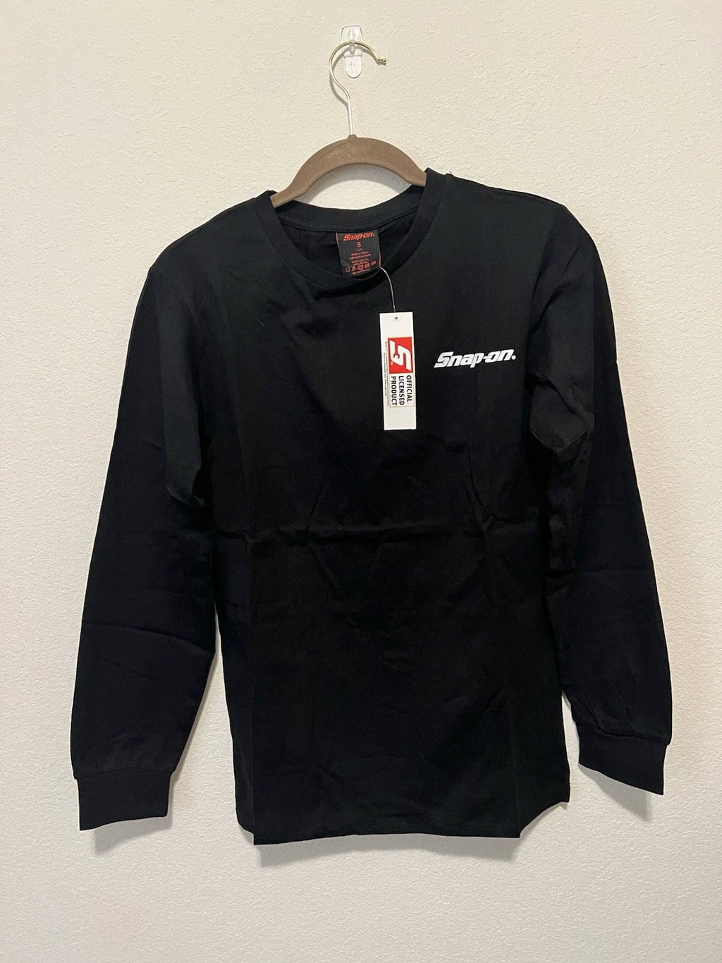 Snap-on Shirt Mens LARGE Black Long Sleeve 105 Years Anniversary Graphic